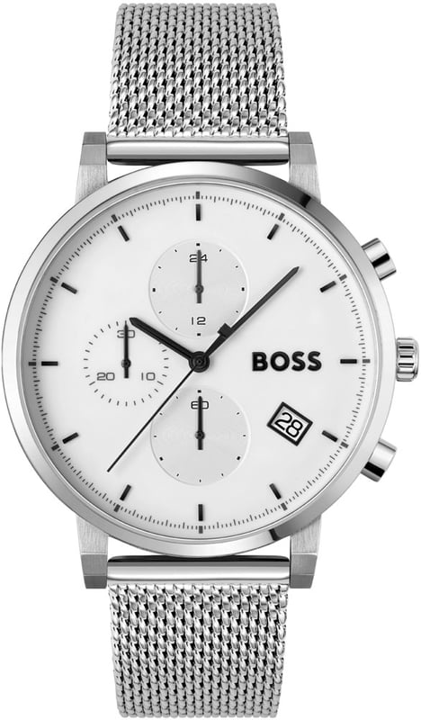 Hugo Boss Integrity Silber Herren Armbanduhr 1513933
