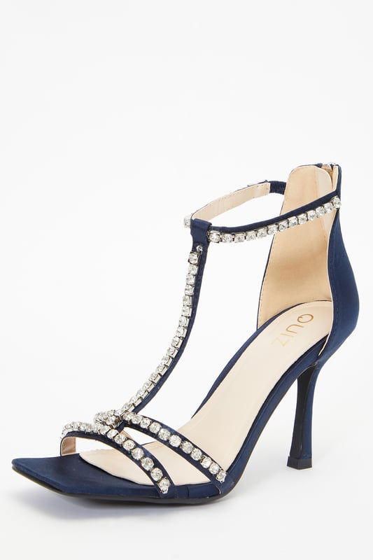Quiz navy best sale sandals
