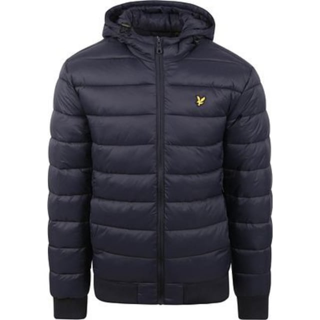 Stay in comfort and style with the Lyle & Scott Branded Navy Blue Jacket. Crafted with 100% Nylon, this coat fits true to size and features the signature Lyle & Scott brand logo on the chest. Making a statement never looked or felt so good!, Lyle & Scott Blue Jacket, Made in China, 100% Polyester, Brand Logo on Chest,, Regular Fit, Fits True To Size, Branded Badge Front Left Chest., Navy Coat