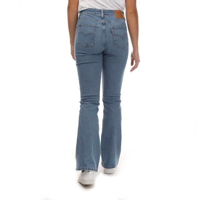 Dames Levis 501 Crop Jeans.- 5-pocket styling.- Gulp met knoop.- Stretch.- Knoopsluiting.- 100% katoen.- 362000224