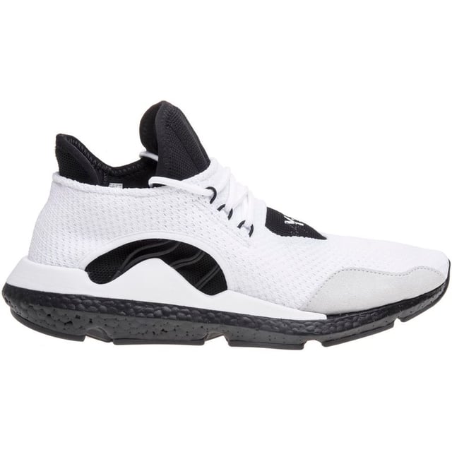 Born From The Iconic Collaboration With Yohji Yamamoto, The Saikou Mens Trainer By Y3 Is A Feat Of Engineering And Style. The White Primeknit Upper Is Adorned With The Iconic Y3 Branding And The Sports Shoe Is Finished With A Boost Outsole For Your Comfort.