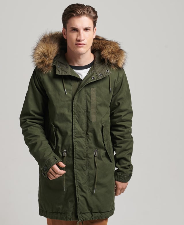 Superdry Military Faux Fur Parka Jacket