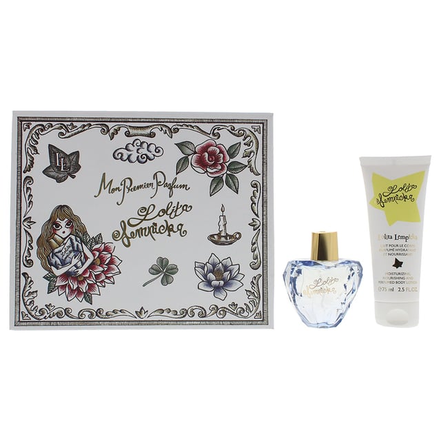 Mon Premier Parfum by Lolita Lempicka is a floral fruity gourmand fragrance for women. Top notes: ivy, star anise and cherry. Middle notes: orris, violet, liquorice and amaryllis. Base notes: vetiver, musk, tonka bean, vanilla and praline. Mon Premier Parfum was launched in 2017..