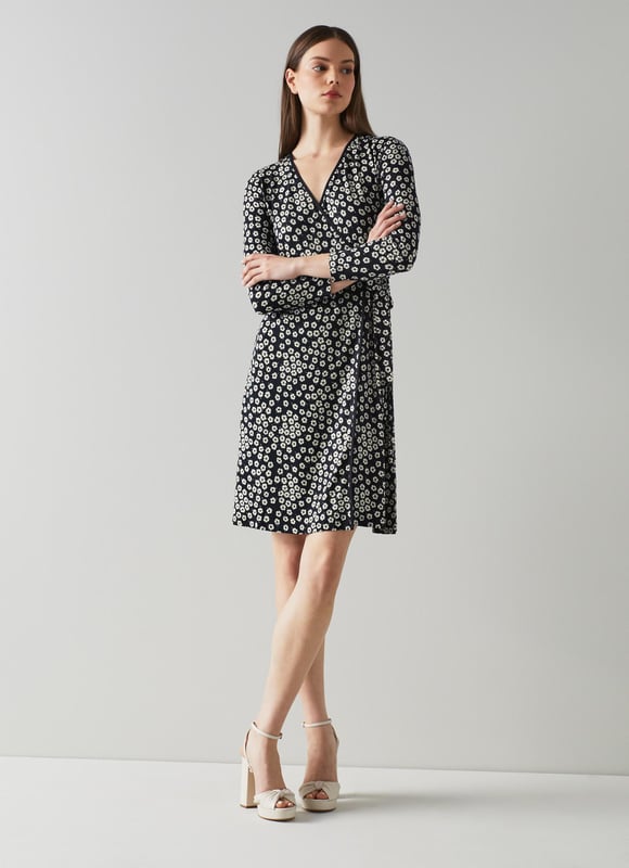 LK Bennett Audrey Dresses Navy Multi