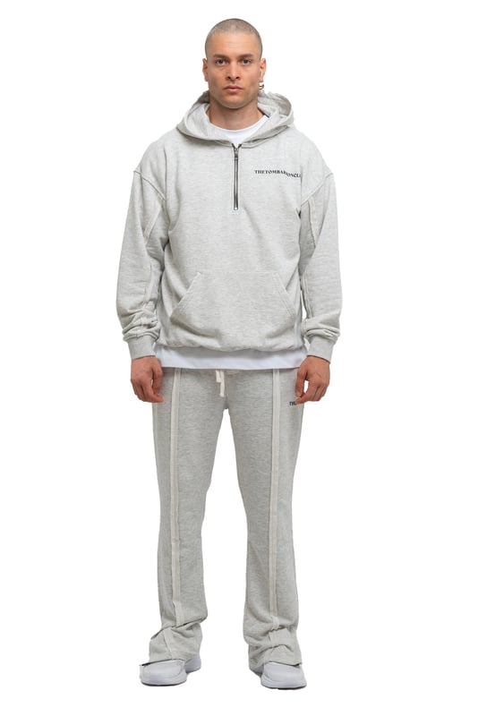 Tom Barron Heren trainingspak met kwart rits, oversize
