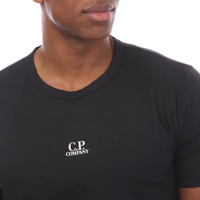 Men's C.P. Company Logo T-Shirt in Navy Men's C.P. Company Logo T-Shirt in Navy
