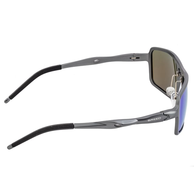 Durable Aluminum Frame; Anti-Scratch And Anti-Fog Multi-Layer TAC Polarized Lenses; Eliminates 100% Of UVA/UVB Light; Lightweight Aluminum Arms With Rubber Padded Tips; Adjustable Nose Pads For A Comfortable Secure Fit; Spring-Loaded Stainless Steel Hinges; Optical Quality Polarization Triacetate Cellulose (TAC) Polarization Process; 100% FDA Approved; Impact Resistant;