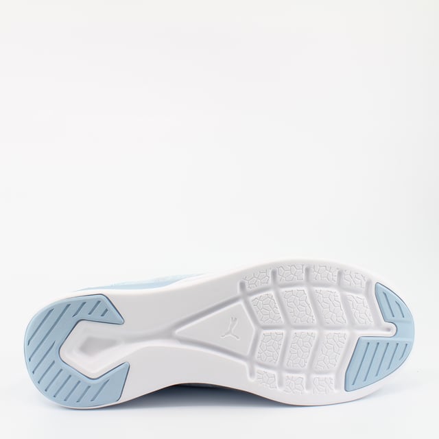 Puma Ignite Flash EvoKnit Light Blue Textile Womens Lace Up