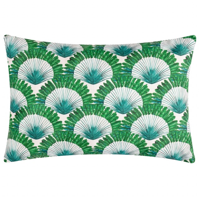 Elevate your outdoor space with the Dellacorte Tropical Outdoor Cushion, a perfect fusion of style and durability. With its digitally printed, double-sided art deco design featuring lush Californian palm leaves, this cushion brings a touch of the tropics to your patio or garden. Crafted for the discerning homeowner who values both aesthetics and practicality, its water-resistant fabric ensures longevity, even through unpredictable weather. Whether hosting a vibrant dinner party or enjoying a quiet moment in the sun, these cushions are a testament to refined taste and sophistication.