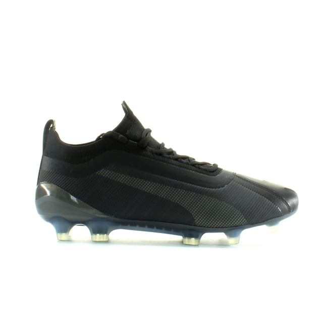 Puma One 5.1 FG AG Black Synthetic Mens Lace Up Football Boots