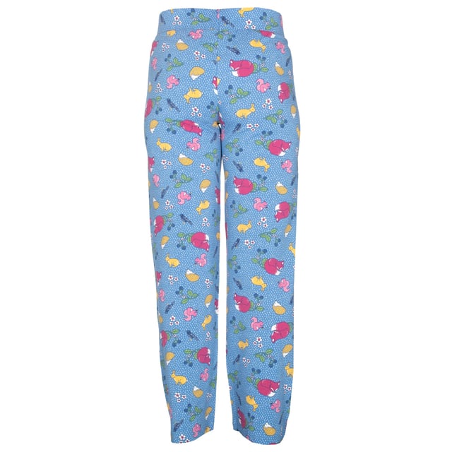 Staying in-in is the new going out-out and our straight legged Regis loungers would be happy to accompany you! In our original animal ramble print, these full length loungers can be paired with many of our comfy and casual styles. Made in our organic cotton fabric with a little bit of stretch and with a deep elasticated waistband, their comfort, quality and sustainability is hard to beat.