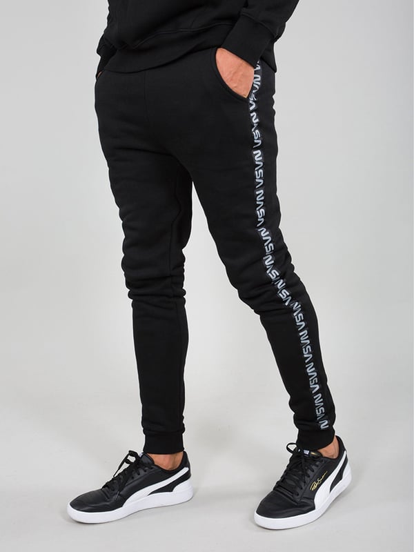 Alpha Industries NASA Tape Jogger Black