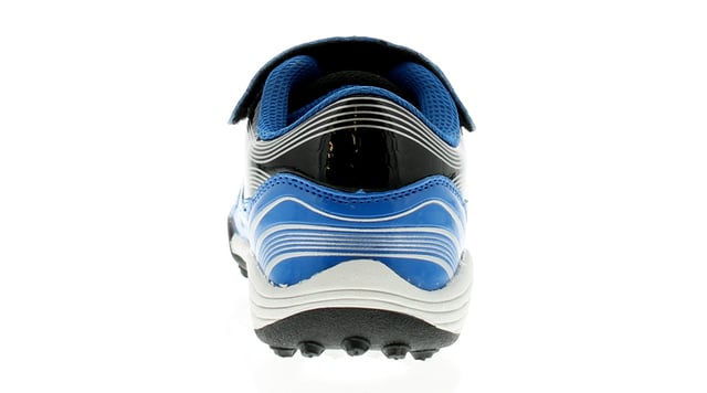 Childrens Boys Blue Touch Fastening Astro Turf Football Trainers