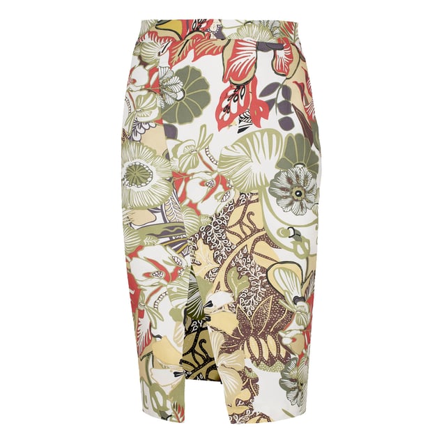 Floral pencil skirt top 7xl