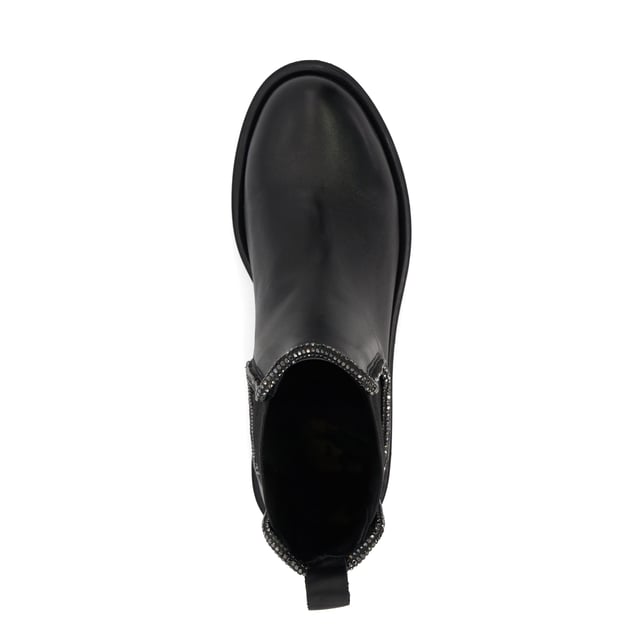 Dune Ladies Pursuit Pursuit Diamante Trim Casual Chelsea Boots