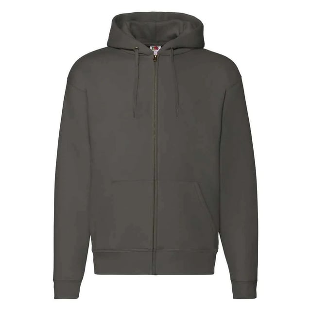 Material: 70% Cotton, 30% Polyester. Fabric: Single Jersey. Design: Plain. 280gsm. Hood Features: Double Layer, Drawcord, Self Fabric. Hem: Elasticated, Ribbed. Drop Shoulder, Metal Zip Pull, Taped Neck, Twin Needle Stitching. Cuff: Elasticated, Ribbed. Neckline: Hooded. Sleeve-Type: Long-Sleeved. Pockets: 2 Front Pockets. Fastening: Full Zip. Sustainability: Amfori, Better Cotton Initiative, BSCI, Fair Labor Association, No Child Or Forced Labour Used, Oeko-Tex Standard 100 Certified, WRAP Certified.