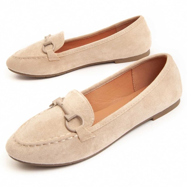 Bailarina casual para mujer. Calce cómodo. Fabricado con materiales veganos. Fabricado por otras marcas para nuestra marca.
