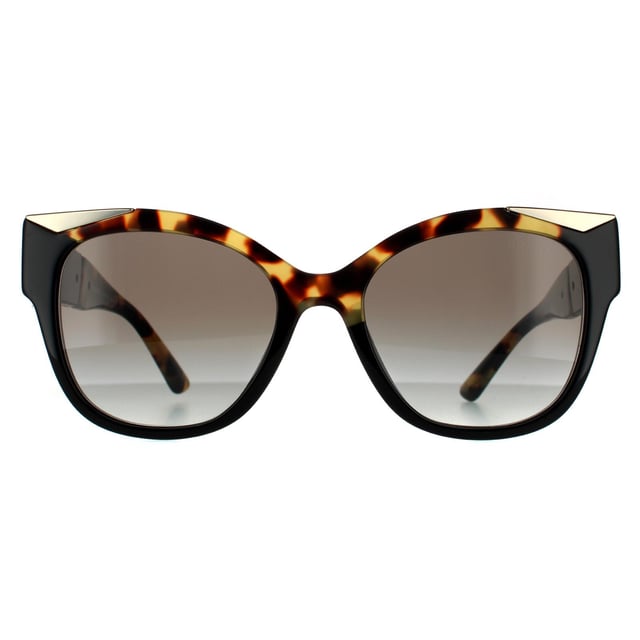Prada Cat Eye Womens Black Havana Grey Gradient Sunglasses display picture 3