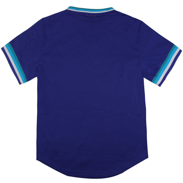 Mitchell & Ness Charlotte Hornets Script Mesh Mesh Jersey V Camiseta