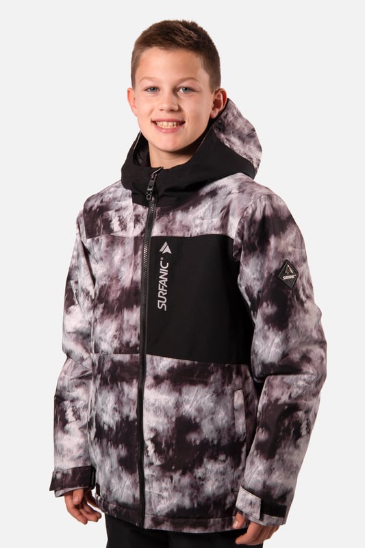 The Misfit snow jacket stands out from the crowd and is our premium youth jacket styled for maximum impact. The Misfit has fully taped seams and is highly waterproof to 10,000mm with a breathability rating of 10,000gms/M2 this technical snow jacket will make sure you’ll stay warm and dry. The Misfit jacket is made from our durable coated ripstop fabric and is feature packed. This jacket offers a great bang for your buck with under arm ventilation for when you need to dump heat, a powder skirt with Lycra wrist guards to keep the snow out and warmth in. A dry butt patch, to do exactly that, lift pass pocket on the left sleeve, soft chin guard, internal storm flap, zipped handwarmer pockets and a zipped comms pocket with headphone routing system all complete this street wear inspired piece.

Powder skirt -Whether you're hitting the powder on skis or snowboard, this snow skirt creates a tight seal around your waist to keep the snow out and the warmth in. Made from durable waterproof materials and an internal dry butt patch (DBP) to keep it all warm and dry.

Snow cuff / wrist gaiter -This is perfect for even the most extreme conditions, featuring a tight seal that bridges the gap between your glove and jacket.

Zipped pockets -Pockets designed for everything you need for a full day up the mountain. Pockets for your lift pass, media, stash pocket for cash, wallet pocket and phone pocket for protection and to keep the battery warm.

Design features:

    Taped seams
    Water-resistant chest pocket
    Fixed hood
    Super soft chin guard
    Zipped sleeve ski pass pocket
    Snow cuffs
    Twin zipped tricot lined hand warmer pockets
    Waterproof snow skirt
    Dry butt patch ( DBP )

Fabric & performance:

    Regular fit
    Shell 100% polyester
    Water resistant coating 10,000mm
    Breathbility rating MVP 10,000 gm²

Insulation & lining:

    100% recycled polyester low loft insulation.
    Insulation. 80 gm² body 40 gm² Sleeves
    Lining 100% recycled embossed polyester.