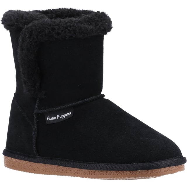Faux suede best sale slipper boots
