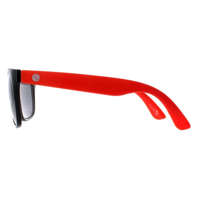 Smarty Rectangle Kids Black Orange Grey X2133  Sunglasses Equip your child with stylish and reliable protection with SMARTY Designer Sunglasses model X2133A, perfect for youths aged 7 to 11 years old. These rectangular-shaped sunglasses feature a sleek black frame with vibrant orange plastic arms and grey lenses, offering superior UV protection and a bold, modern look. The X2133A model combines trendy design with youth-friendly comfort and durability, making them ideal for any outdoor adventure. Available at an unbeatable discount from the regular retail price, these designer sunglasses provide exceptional quality and value. Give your child the perfect blend of style and safety with SMARTY sunglasses.