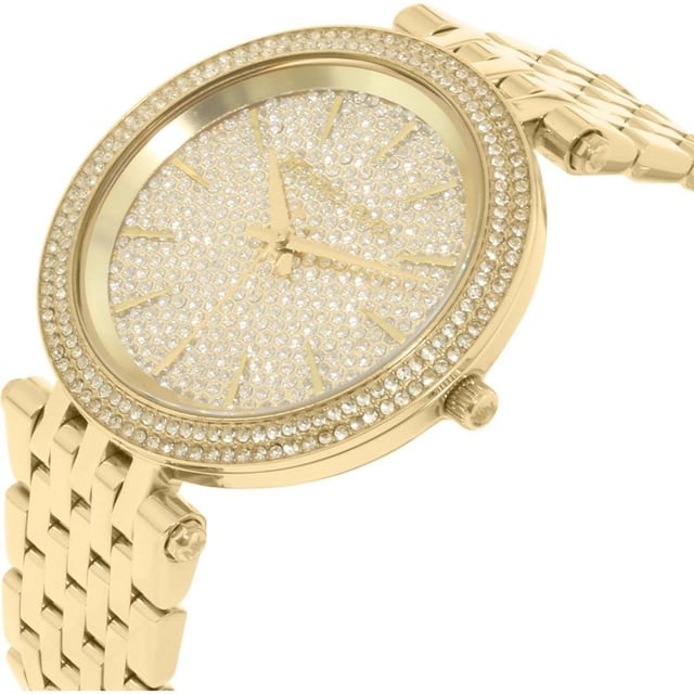 Spezifikation Details Marke Michael Kors Modell MK3438 Barcode Nummer 796483193765 Geschlecht Damen Gehäusedurchmesser 39mm Gehäusematerial Edelstahl Gehäusefarbe N/A Zifferblattfarbe Gold Bandmaterial Edelstahl Bandfarbe Gold / Dore Uhrwerk N/A Chronograph N/A Wasserdichtigkeit N/A