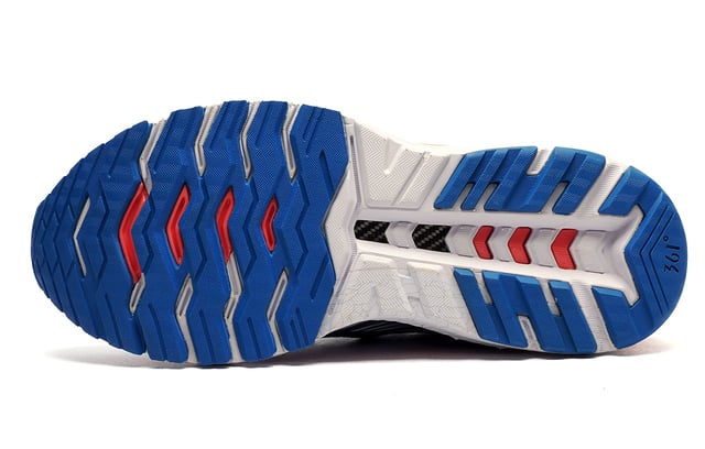 For those seeking a high-end running shoe at an exceptional price, the 361 Kairos is a perfect choice. This shoe brings together 361s most advanced technologies to deliver a smooth, dynamic, and highly integrated running experience.
 Crafted from super-soft materials, the anatomical pressure free tongue is designed to contour around the top of the ankle, offering a customized fit that alleviates pressure and stress on the top of the foot during intense workouts and runs. 
 The double engineered mesh, featuring a creative 45-hole pattern within its double jacquard design, maximizes ventilation and comfort. Paired with a 3D print, it offers a spacious forefoot without compromising the overall fit.
 Inside, comfort foam insoles provide long-lasting support, excellent moisture management, and breathability thanks to their open-cell Ortholite construction, which incorporates 20% recycled materials.
 The shoes dynamic stability technology works by engaging the foot mechanics improve running efficiency and promoting smooth heel to toe transitions. Additionally, the High Abrasion Rubber Technology (H.A.R.T.) on the rear offers exceptional grip and durability across various terrains, ensuring stability and confidence with every step, no matter where your runs take you.
 - Textile / Double-layer mesh mix upper enhances breathability
 - Comfort cushioned foam insoles
 - QU!KFOAM & QU!KSPINE shock absorbing technology for enhanced transitions 
 - QU!KFLEX flex groves for extra stability 
 - Anatomical pressure free tongue design
 - Perfect Fit lace up closure 
 - High abrasion rubber technology for optimal traction
 - Durable blown rubber outsole 
 - 361 Branding