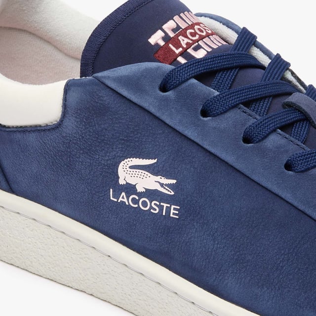 The Lineshot is inspired by Lacoste’s archive from the ‘90s. This low-top style features a mesh collar for breathability  as well as an Ortholite footbed to ensure extra comfort. Complete with branding throughout  it lends casual looks with a signature finish in a leather upper with suede overlays.-Leather upper-Mesh collar-Rubber outsole-Crocodile to side-Branding to heel