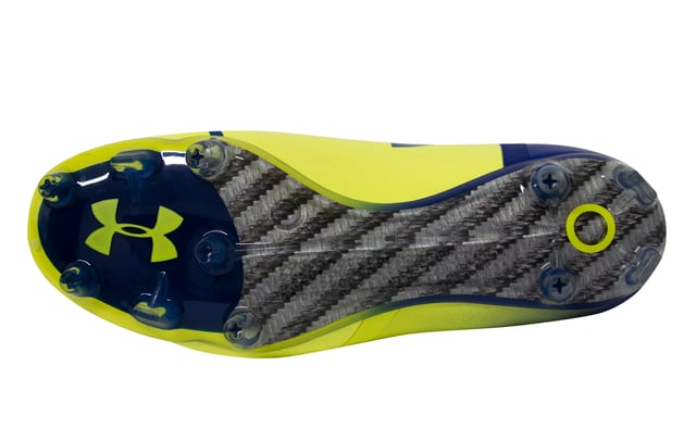 Under Armour UA Spotlight Yellow Leather FG Football Boots Mens