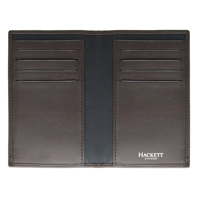 Hackett London Marrón Oscuro Tarjetero de Piel para Hombre HM412310 878