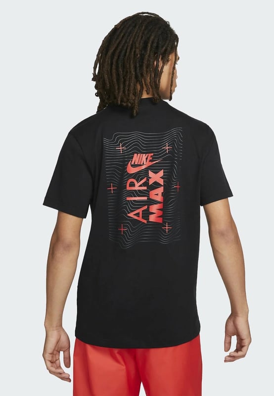 Nike Sportswear Air Max Herren-T-Shirt in Schwarz