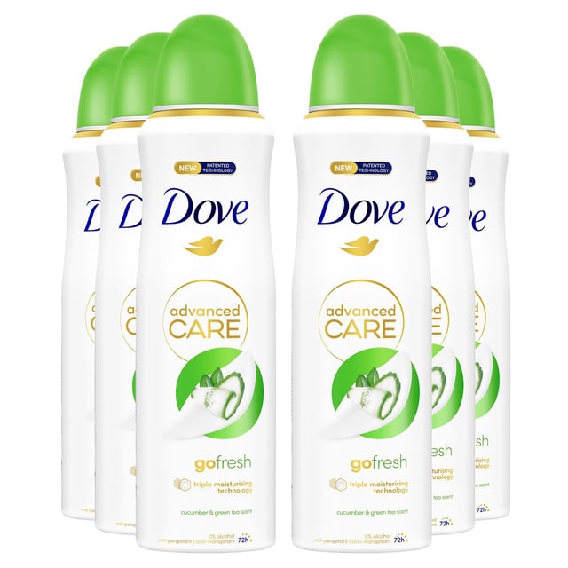 Dove Advanced Care Antiperspirant Deodorant Spray Cucumber & Green Tea