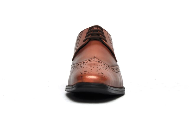 The Catesby England Bolsover is a high-end brogue that boasts outstanding style and design. With a light burnished effect, the Bolsover delivers vintage styling every time and provides the perfect mix between smart and casual and is sure to add a touch of the debonaire style to any mans outfit.
 Crafted in premium leather with intricate stitch and punch-hole detailing, these brogues boast a timeless style. A classic lace up system, durable outsole with a slight raised heel, and subtly cushioned insole complete this must-have shoes.
 - Premium leather upper
 - 4-hole lace closure
 - Intricate stitch and punch-hole detailing
 - Durable outsole  - Authentic vintage styling