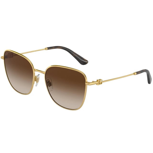 Experience the allure of luxury and style with Dolce & Gabbana sunglasses. These sleek sunglasses not only enhance your look, but also provide UV protection for your eyes. Indulge in the ultimate fashion accessory that also prioritizes your eye health. Lens Width = 56mm, Nose Bridge Width = 17mm, Arm Length = 145mm, Made In Italy Dolce & Gabbana 0DG2293 0213 Gold Sunglasses Sunglasses, Sunglasses Case, Cleaning Cloth and Care Instructions all Included, 100% Protection Against UVA & UVB Sunlight and Conform to British Standard EN 1836:2005 Style Code: 0DG2293 0213
