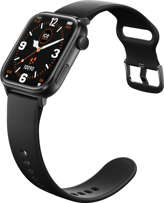 This Ice Watch Ice Smart 2.0 - Black Digital Watch for Unisex is the perfect timepiece to wear or to gift. It's Black  Rectangular case combined with the comfortable Black Silicone watch band will ensure you enjoy this stunning timepiece without any compromise. Operated by a high quality Quartz movement and water resistant to 5 bars, your watch will keep ticking. Discover the ICE smart two: a connected watch that capitalises on current trends and the DNA of Ice-Watch. An exceptional amoled screen, varied and colourful face watches, in line with the brand’s prowess, as well as a multitude of features to accompany you in your daily life. High quality 21 cm length and 22 mm width Black Silicone strap with a Buckle Case measurement: 38 X 42 mm,case thickness: 12 mm, case colour: Black and dial colour: Black
