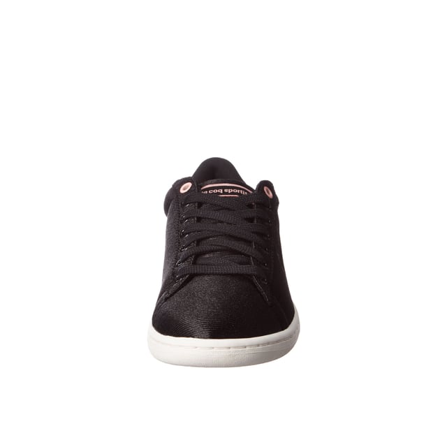 Le Coq Sportif Arthur Ashe Bird of Paradise Black Canvas Womens Trainers 1610587