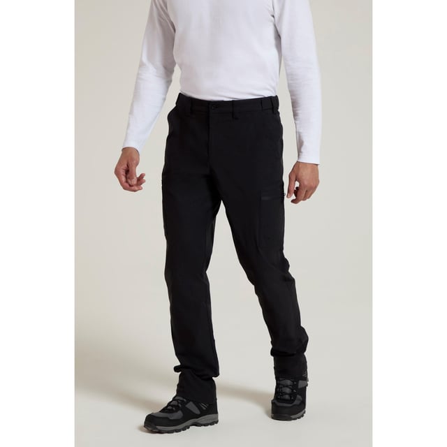96% Nylon, 4% Elastane. Design: Logo, Plain. Fastening: Button. 2 Way Stretch, Belt Loops, Zip Fly. Fabric Technology: Durable, Lightweight. Length: 81cm. Pockets: 2 Side Pockets, 2 Thigh Pockets, 2 Back Pockets, Zip.