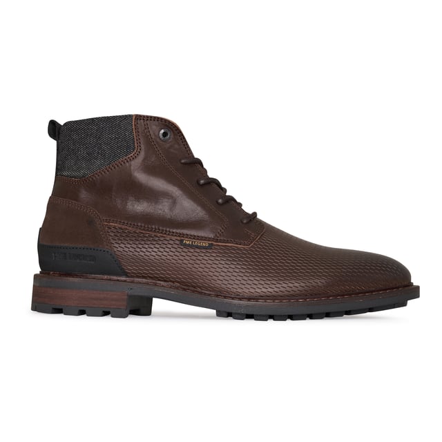 Zapatos PME Legend para él. Las zapatillas están fabricadas en piel y textil de alta calidad. La zapatilla tiene una plantilla extraíble de EVA, que proporciona una buena amortiguación. Marca: PME Legend. Nombre del modelo: Huffster. Categoría: zapatos de hombre. Materiales: cuero/textil. Color: marrón