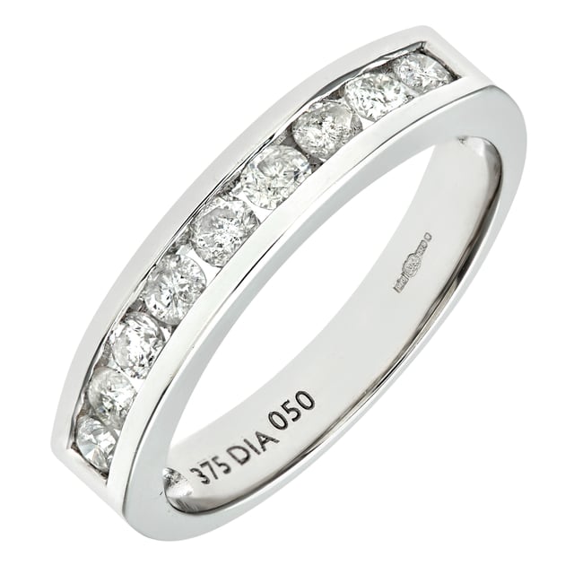 Oro amarillo de 18 quilates (750): 3,2 g; # Diamante: 0,5 ct