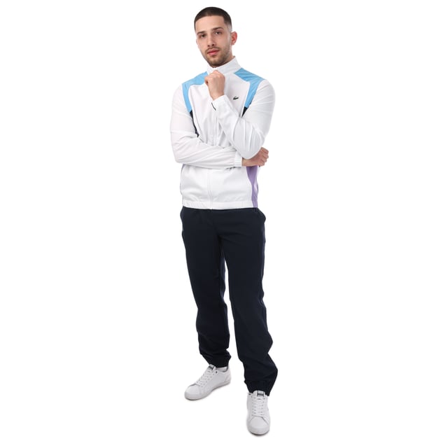 Lacoste color block tracksuit deals
