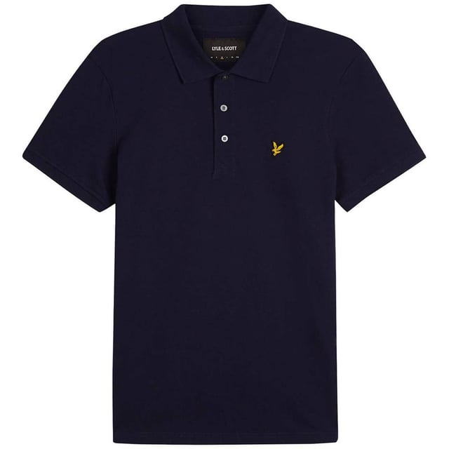 The ultimate Lyle & Scott style icon, our Plain Polo Shirt has a been at the forefront of fashion for decades. Available in an array of colours and constructed from a lightweight, soft cotton-blend, our polos are a wardrobe essential. Imbued with elastane so added stretch and finished with classic ribbed collar and cuffs, three-button placket with detail stitching, plus our signature Golden Eagle, a mark of true British heritage. 
 
Fit: Regular
It is crafted to fit the body neither too tightly or too loosely, leaving you with a classic, timelessly stylish look. We recommend you order your usual size, but if you're caught between two, go a size up.