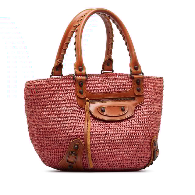 Balenciaga discount raffia bag