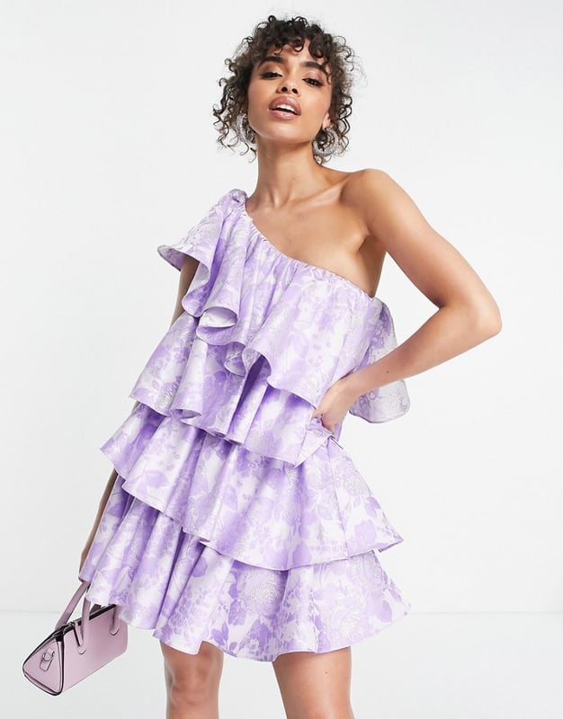 Lilac shop ruffle dress