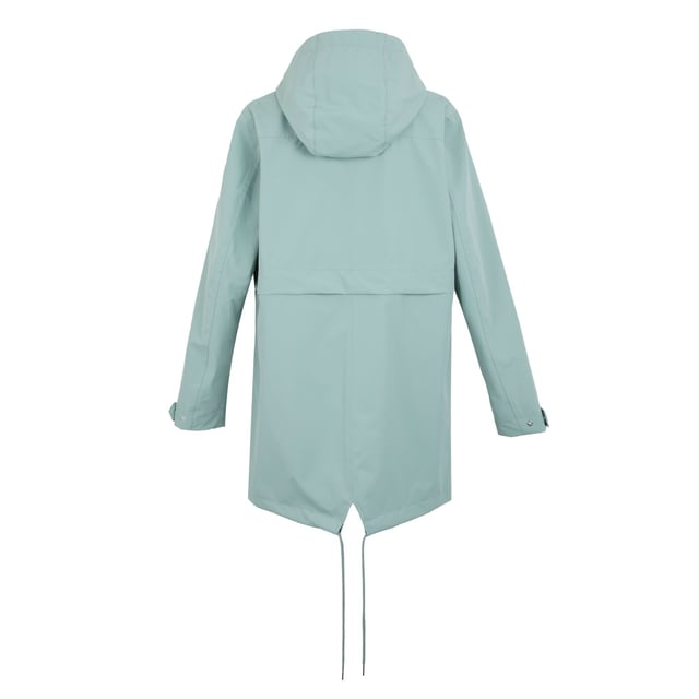 Material: Polyester: Polyester. Tyg: Peachad. Foder: Taffeta. Design: Logotyp. Tygteknik: Andningsbart, slitstark vattenavvisande finish, Isotex 10000, fukttransporterande, vattentätt, väderbeständigt. Manschett: Justerbar, tryckknappsfäste. Halsringning: Huva. Ärmtyp: Långärmad. Tejpade sömmar. Funktioner i huva: Dragsko, växt på luvan. Fickor: 1 invändig ficka, 2 nedre fickor, lapp, lockstängning, 2 handvärmarfickor. Dragkedja: Hel dragkedja. 10000g/m²,/24 timmar. Nedtill: Shockcord i nederkant, delad. 8 UK: 32 tum. 10 UK: 34 tum. 20 UK: 45 tum. 24 UK: 50 tum 26 UK: 52 tum 18 UK: 43 tum. 16 UK: 40 tum