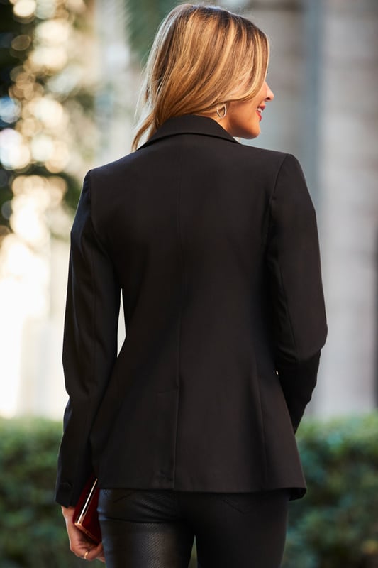 Tuxedo style discount blazer womens