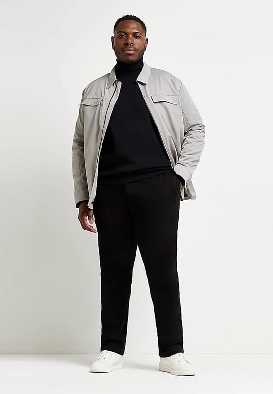 River island mens roll neck jumper top
