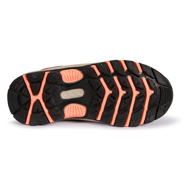 Trespass Boys & Girls Gillon Low Cut II Walking Shoes Walking Low Cut Waterproof & Breathable Membrane. Gussetted Tongue. Protective and Durable Toe and Heel Guard. Ankle Supportive Cushioned Collar and Tongue. Cushioned and Moulded Footbed. Durable Traction Outsole.