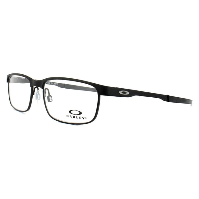 Las Oakley Steel Plate OX3222-01 Powder Coal tienen una montura de acero ultrafina con una sutil curva en las patillas para un acabado elegante y cómodo. Las bisagras de resorte y las almohadillas de Unobtanium se suman a la excelente comodidad.