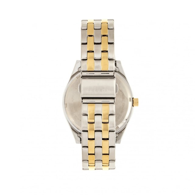 Alloy Case; Japanese Quartz Movement; Non-Glare Scratch-Resistant Mineral Crystal; Logo-Engraved Stainless Steel Caseback; Alloy Bracelet; Logo-Engraved Stainless Steel Push-Button Clasp; Luminous Hands; Date Display; Day Display; 41mm Case Diameter; 5ATM Water Resistance;